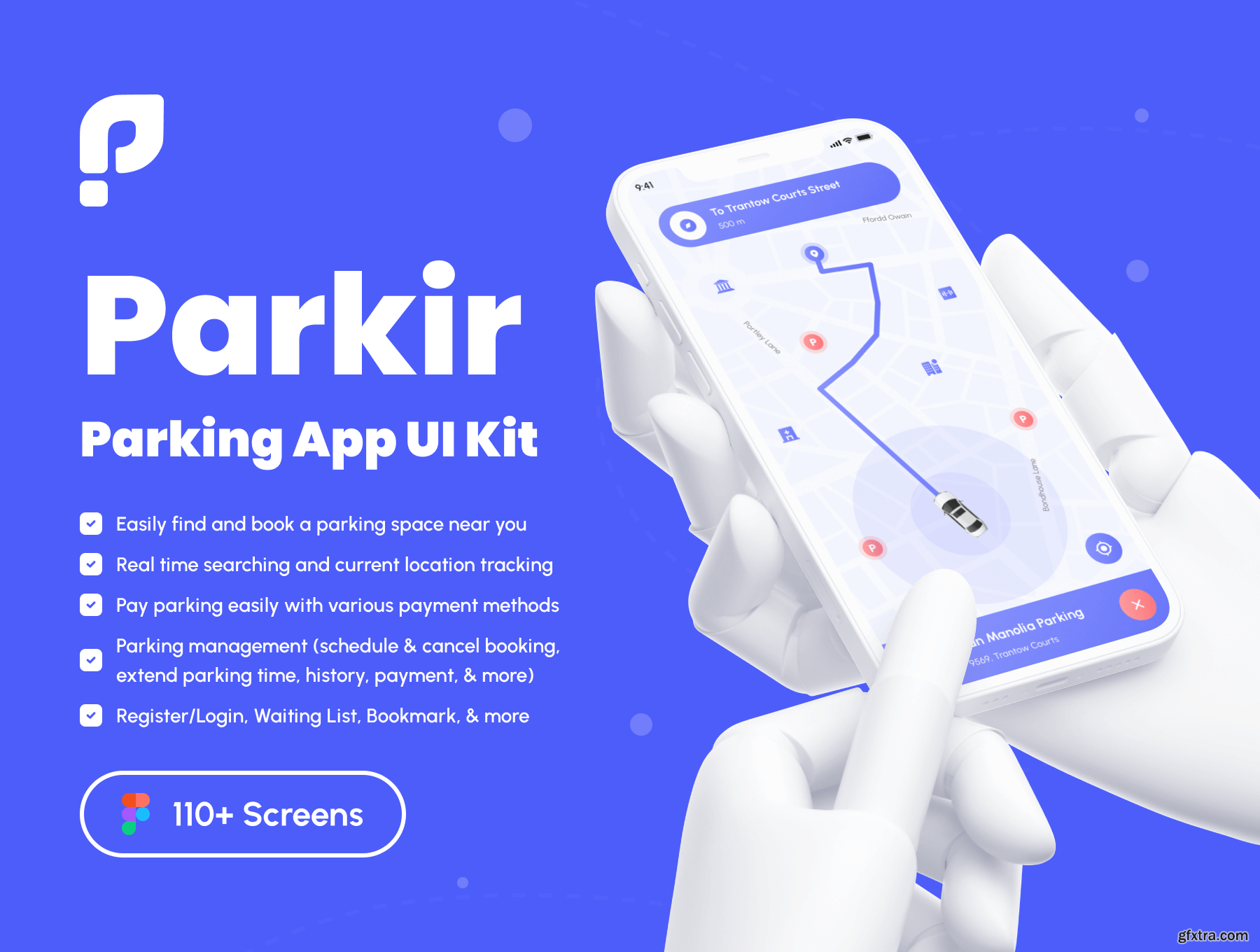 Parkir Parking App Ui Kit Gfxtra