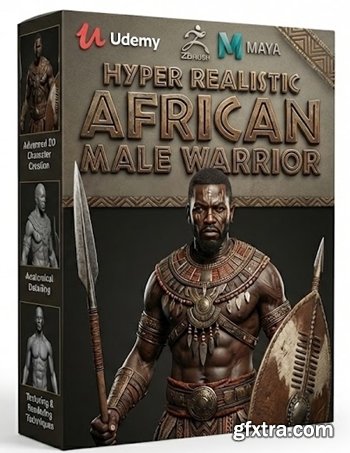 Udemy - Hyper Realistic African Male Warrior