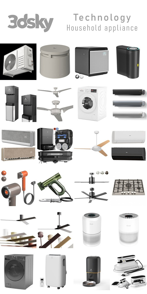 3DSky - Technology - Household appliance 3DSky - Technology - Household appliance