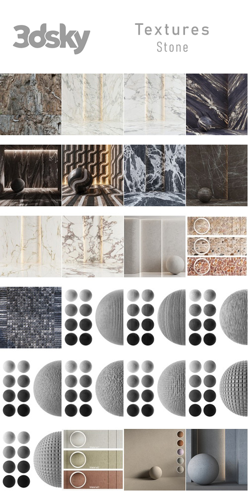 3DSky - Textures - Stone 3DSky - Textures - Stone