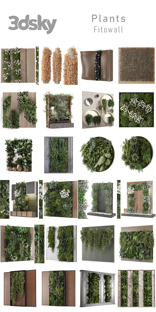 3DSky - Plants - Fitowall 3DSky - Plants - Fitowall