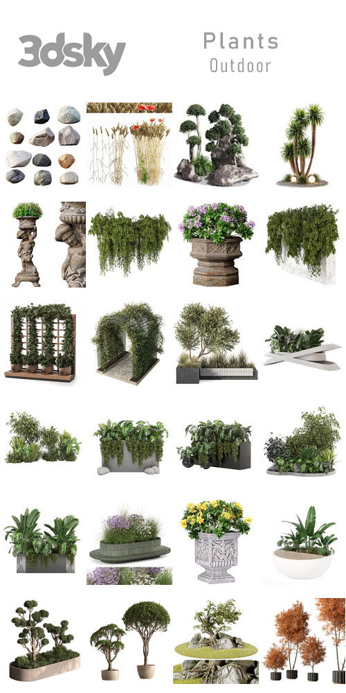 3DSky - Plants - Outdoor 3DSky - Plants - Outdoor