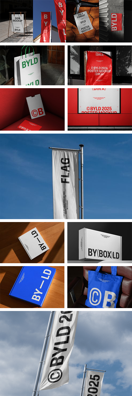 BYLD Mockup Collections BYLD Mockup Collections