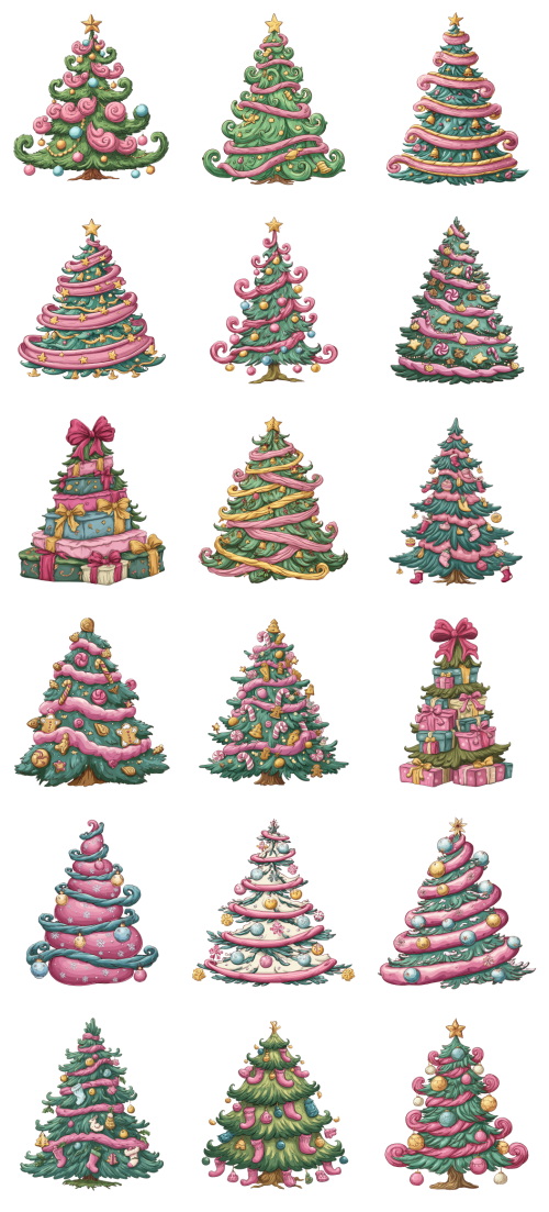 Christmas Tree Pretty Illustrations #8, 149xPNG Christmas Tree Pretty Illustrations #8, 149xPNG