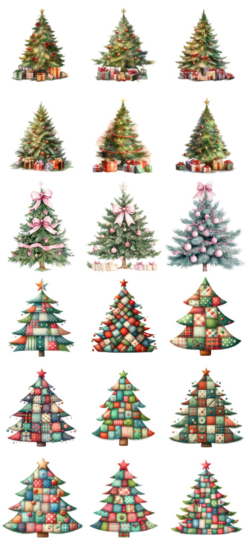 Christmas Tree Pretty Illustrations #11, 180xPNG Christmas Tree Pretty Illustrations #11, 180xPNG