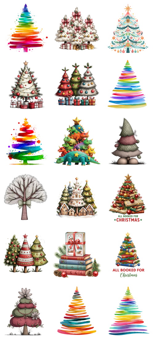 Christmas Tree Pretty Illustrations #12, 135xPNG Christmas Tree Pretty Illustrations #12, 135xPNG
