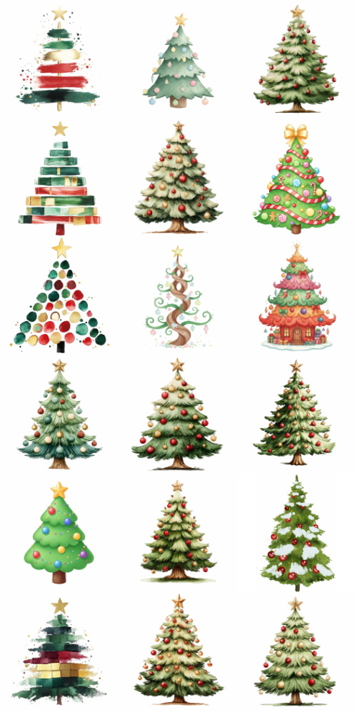 Christmas Tree Pretty Illustrations #15, 127xPNG Christmas Tree Pretty Illustrations #15, 127xPNG