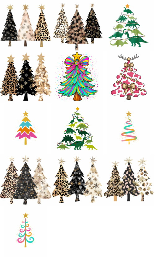 Christmas Tree Pretty Illustrations #17, 85xPNG Christmas Tree Pretty Illustrations #17, 85xPNG