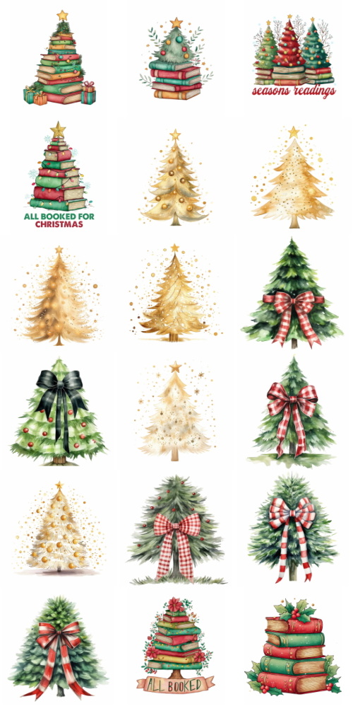 Christmas Tree Pretty Illustrations #18, 49xPNG Christmas Tree Pretty Illustrations #18, 49xPNG