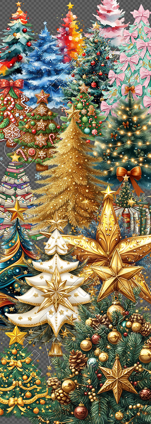 Christmas Tree Pretty Illustrations #19, 196xPNG Christmas Tree Pretty Illustrations #19, 196xPNG