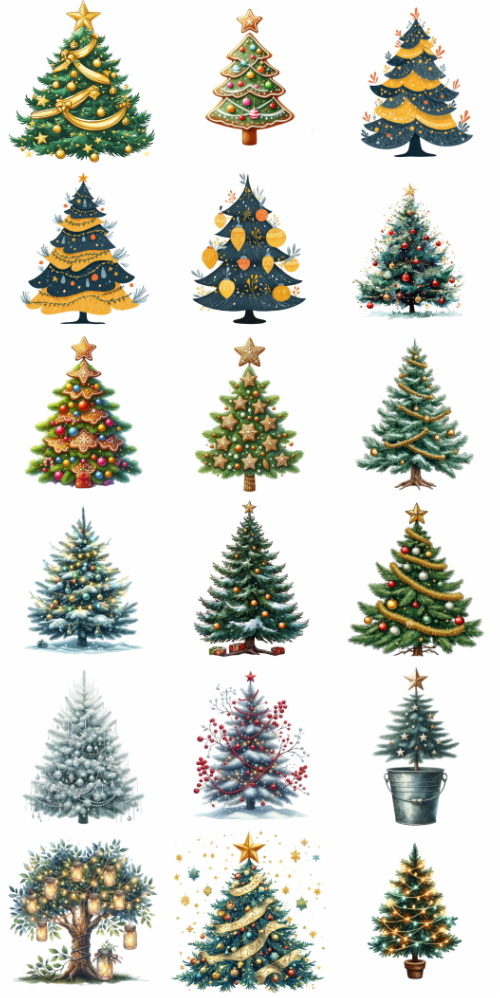Christmas Tree Pretty Illustrations #19, 196xPNG Christmas Tree Pretty Illustrations #19, 196xPNG
