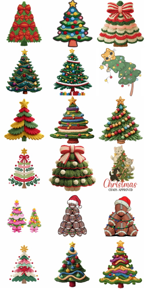 Christmas Tree Pretty Illustrations #20, 118xPNG Christmas Tree Pretty Illustrations #20, 118xPNG