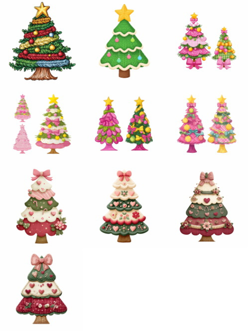 Christmas Tree Pretty Illustrations #20, 118xPNG Christmas Tree Pretty Illustrations #20, 118xPNG