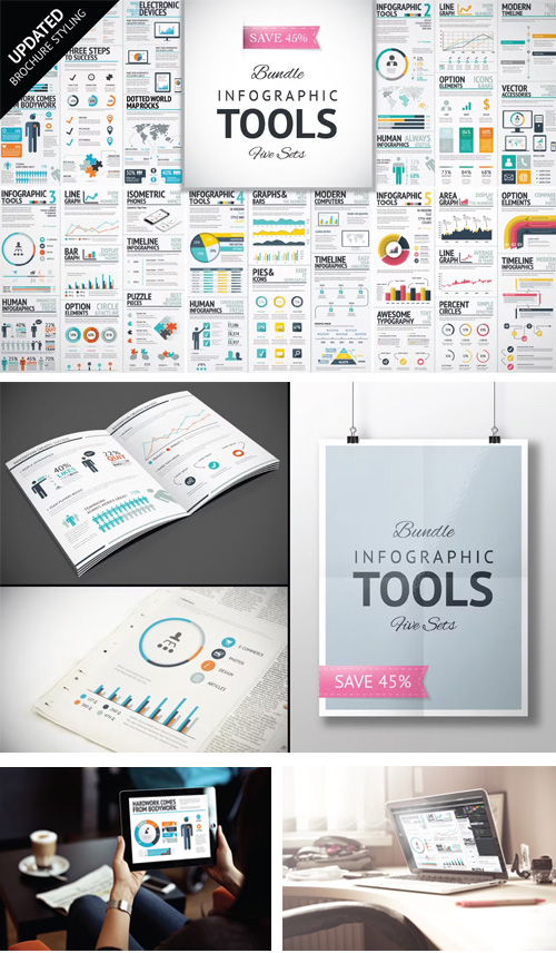 Infographic Elements Bundle #1, 50690 Infographic Elements Bundle #1, 50690