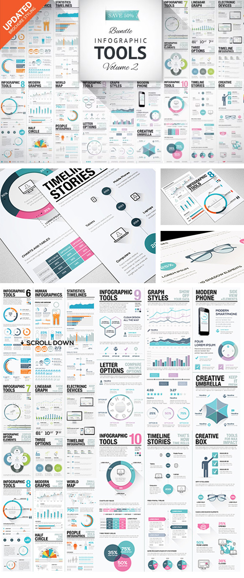 Infographic Elements Bundle #2, 94408 Infographic Elements Bundle #2, 94408