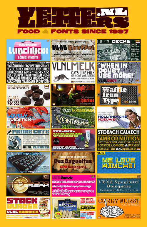 Vetteletters Bundle - 25 Typesets, 89xTTF Vetteletters Bundle - 25 Typesets, 89xTTF