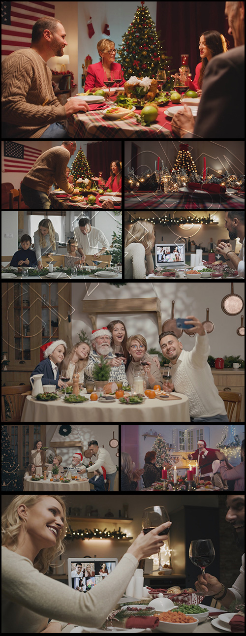 Christmas Dinner Footages #2, 11xMOV 4k 8k ProRes Christmas Dinner Footages #2, 11xMOV 4k 8k ProRes