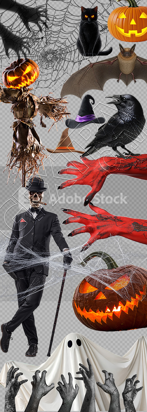 Halloween PNG Elements 24xPNG Halloween PNG Elements 24xPNG