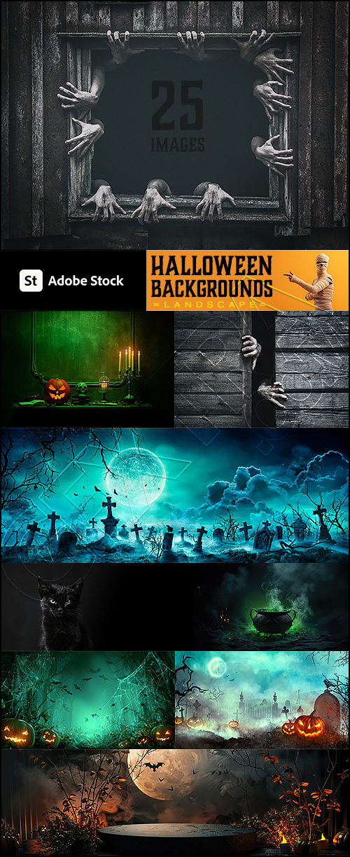 Halloween Backgrounds, Landscape 25xJPG Halloween Backgrounds, Landscape 25xJPG
