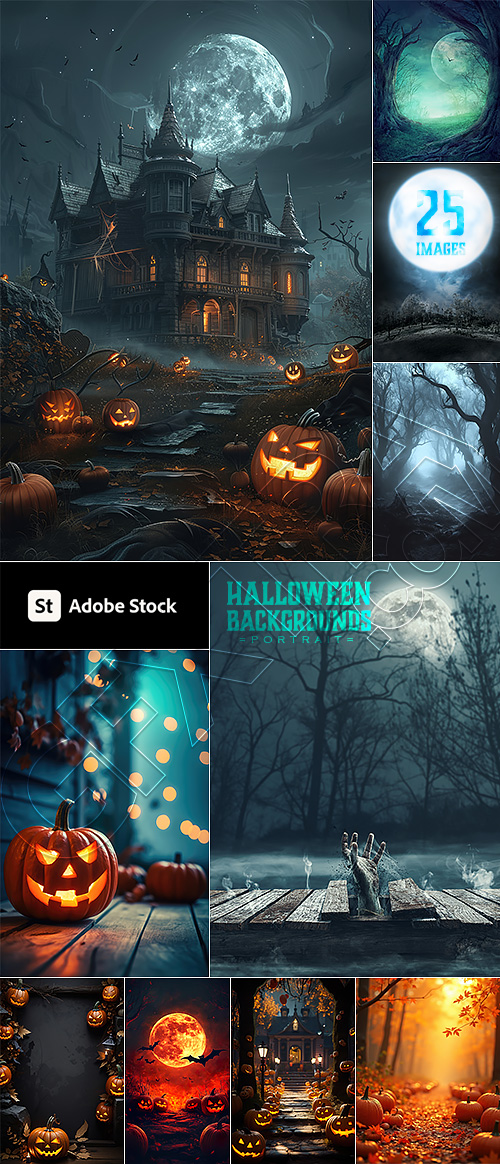 Halloween Backgrounds, Portrait 25xJPG Halloween Backgrounds, Portrait 25xJPG