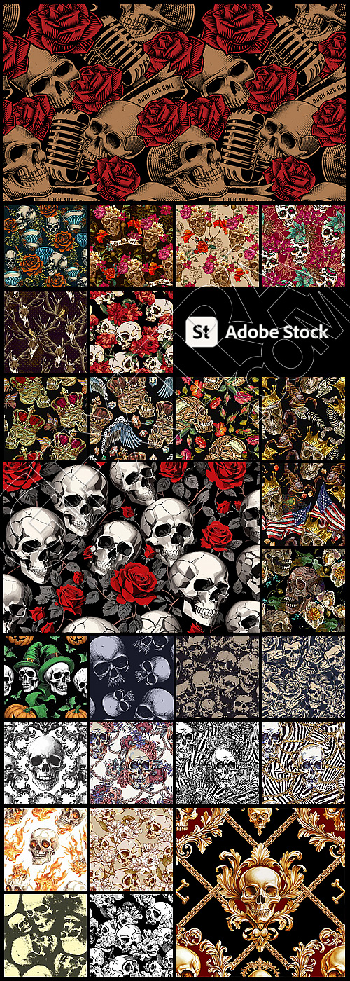 Luxury 47 Skull Patterns AI Luxury 47 Skull Patterns AI