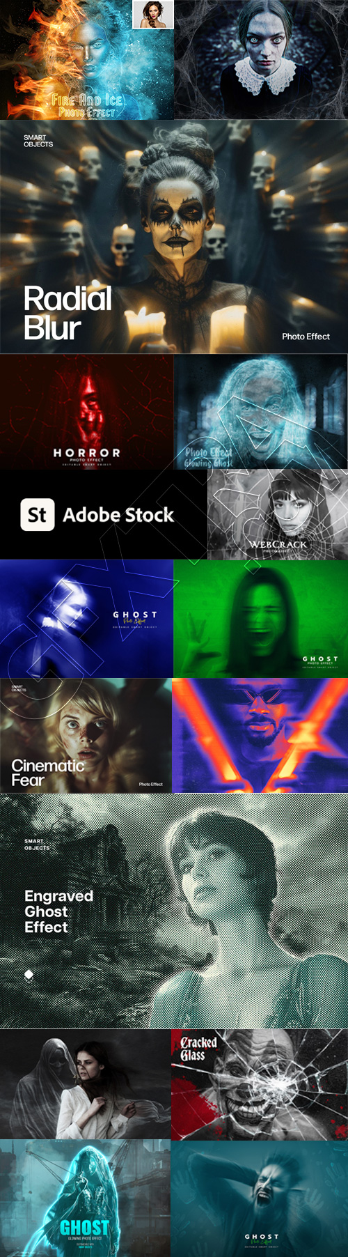 Halloween Photo Effects 15xPSDT Halloween Photo Effects 15xPSDT