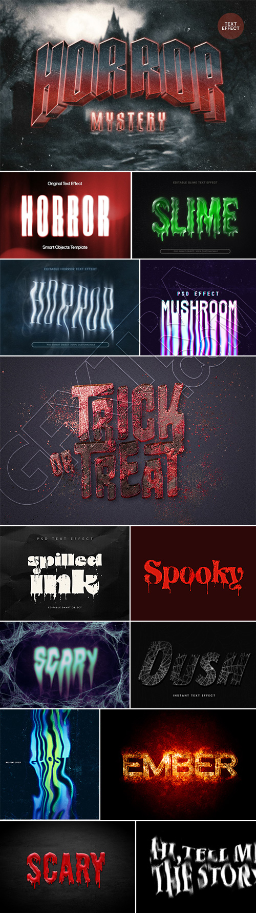 Halloween Text Effects 20xPSDT Halloween Text Effects 20xPSDT