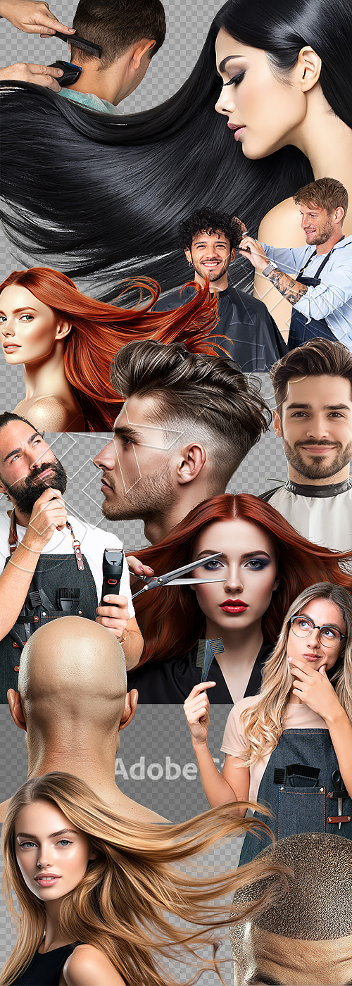 Hair Dresser & Hair Design 26xPNG Hair Dresser & Hair Design 26xPNG