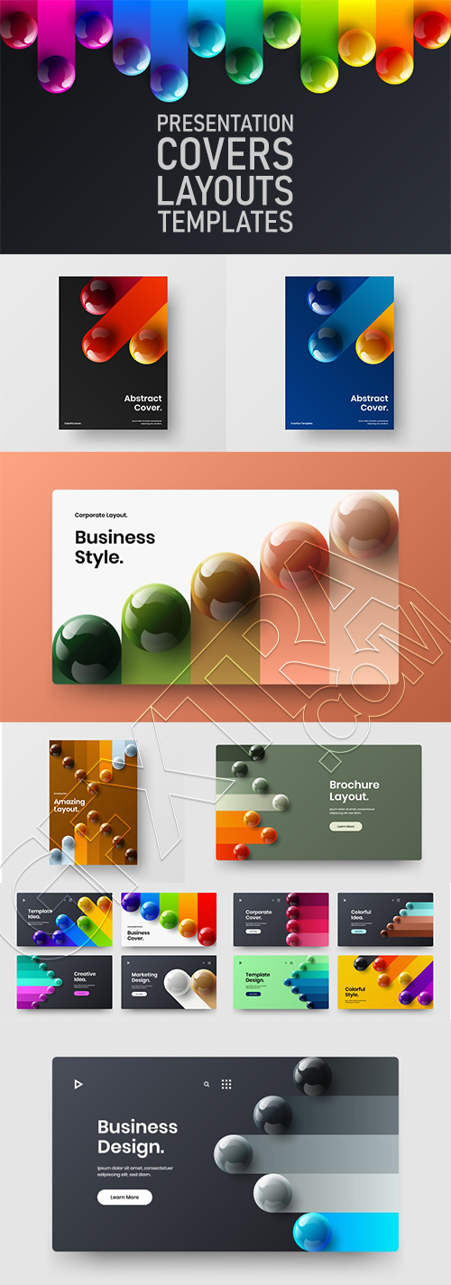 Covers, Layout Templates for Presentation 17xAI Covers, Layout Templates for Presentation 17xAI