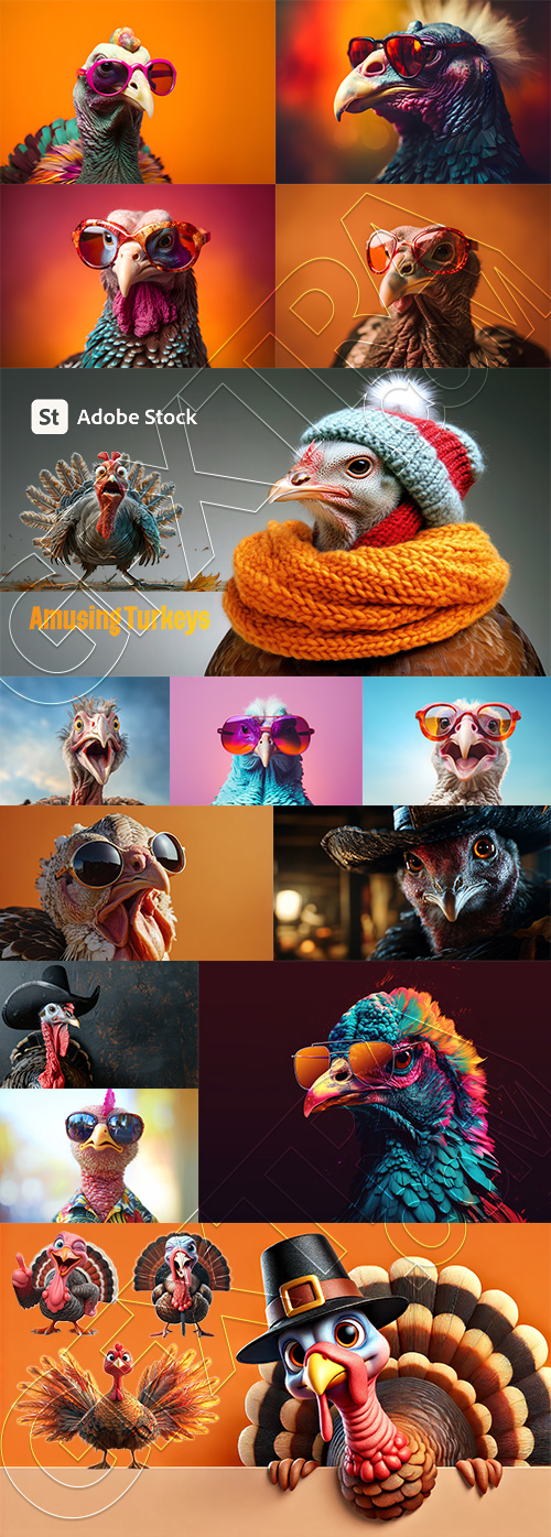 Amusing Turkeys 30xJPEG Amusing Turkeys 30xJPEG