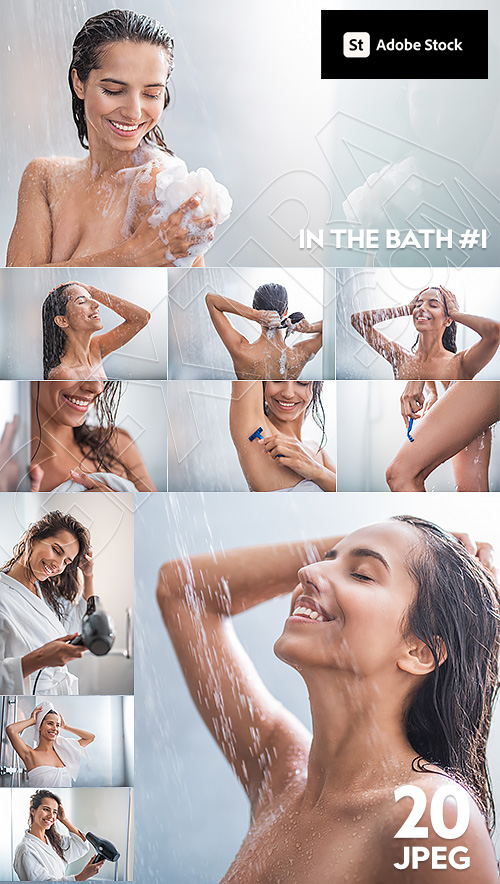 Woman in the Bath #1, 20xJPEG Woman in the Bath #1, 20xJPEG