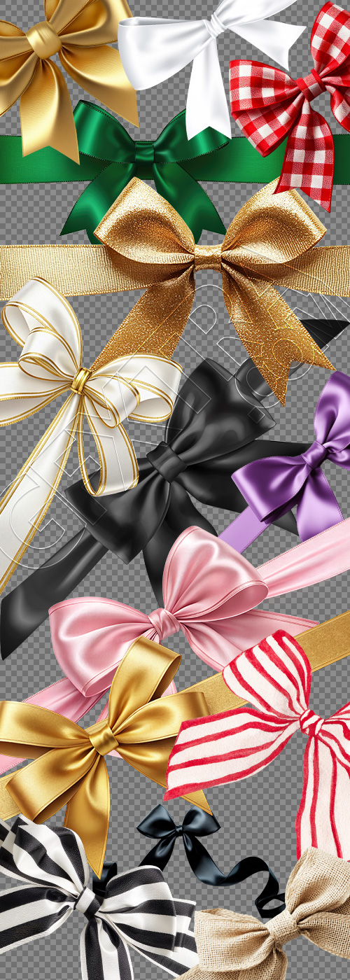 Ribbons & Bows Transparent 30xPNG Ribbons & Bows Transparent 30xPNG