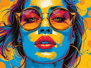 T-Shirt Design Fascinating Faces #3, 25xAI T-Shirt Design Fascinating Faces #3, 25xAI