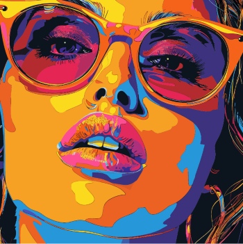 T-Shirt Design Fascinating Faces #3, 25xAI T-Shirt Design Fascinating Faces #3, 25xAI