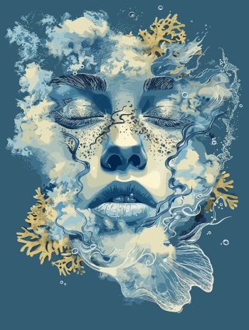 T-Shirt Design Fascinating Faces #3, 25xAI T-Shirt Design Fascinating Faces #3, 25xAI