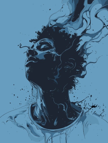 T-Shirt Design Fascinating Faces #3, 25xAI T-Shirt Design Fascinating Faces #3, 25xAI