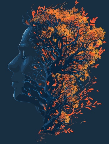 T-Shirt Design Fascinating Faces #3, 25xAI T-Shirt Design Fascinating Faces #3, 25xAI