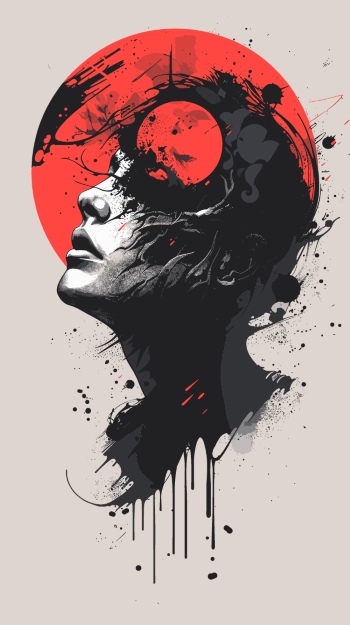 T-Shirt Design Fascinating Faces #3, 25xAI T-Shirt Design Fascinating Faces #3, 25xAI