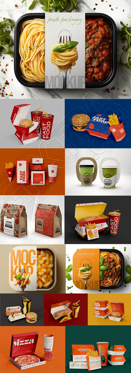 Food & Drink Mockups #2, 21xPSDT Food & Drink Mockups #2, 21xPSDT
