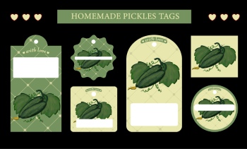 Pickles AI, JPEG, PNG & PSDT Design Set 47xElements Pickles AI, JPEG, PNG & PSDT Design Set 47xElements