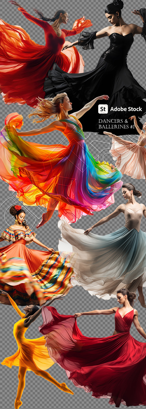 Dancers & Ballerines #1, 28xPNG Dancers & Ballerines #1, 28xPNG
