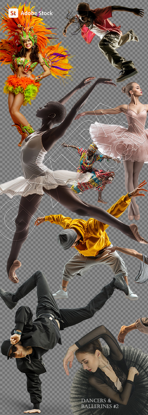 Dancers & Ballerines #2, 32xPNG Dancers & Ballerines #2, 32xPNG