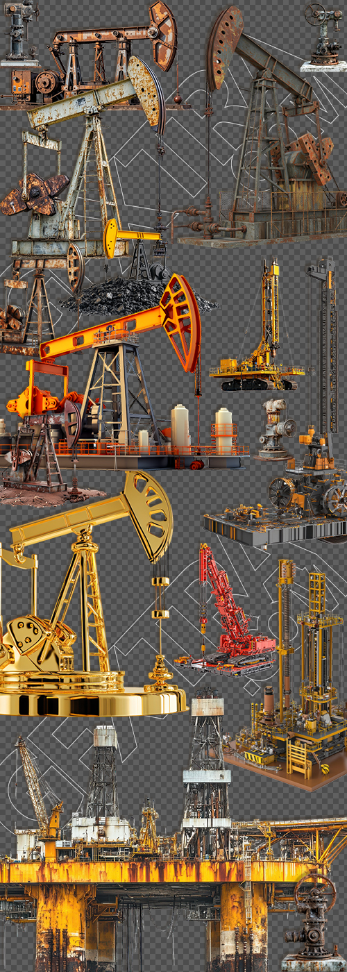 Oil Wells & Oil Platforms 32xPNG Oil Wells & Oil Platforms 32xPNG