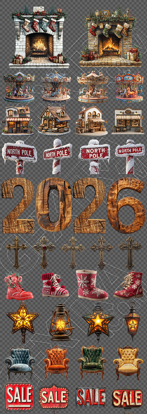 Vintage Objects #1, 20xPNG Vintage Objects #1, 20xPNG