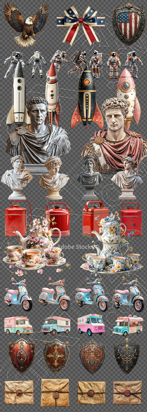 Vintage Objects #3, 21xPNG Vintage Objects #3, 21xPNG