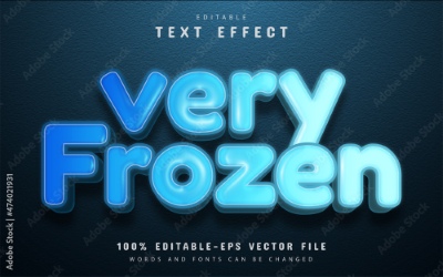 Winter, Ice & Snow Text Effects #1, 26xAI Winter, Ice & Snow Text Effects #1, 26xAI