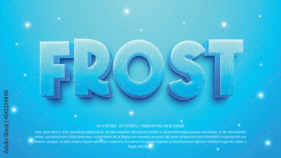 Winter, Ice & Snow Text Effects #1, 26xAI Winter, Ice & Snow Text Effects #1, 26xAI