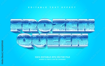 Winter, Ice & Snow Text Effects #2, 26xAI Winter, Ice & Snow Text Effects #2, 26xAI