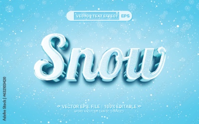 Winter, Ice & Snow Text Effects #2, 26xAI Winter, Ice & Snow Text Effects #2, 26xAI