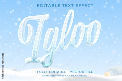 Winter, Ice & Snow Text Effects #2, 26xAI Winter, Ice & Snow Text Effects #2, 26xAI